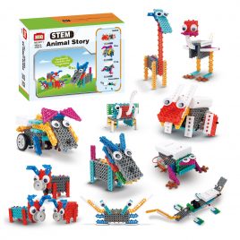 STEM Education-12in1 Electric Animal Building Blocks Set