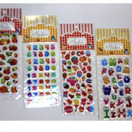 3D Stickers 4 Packets